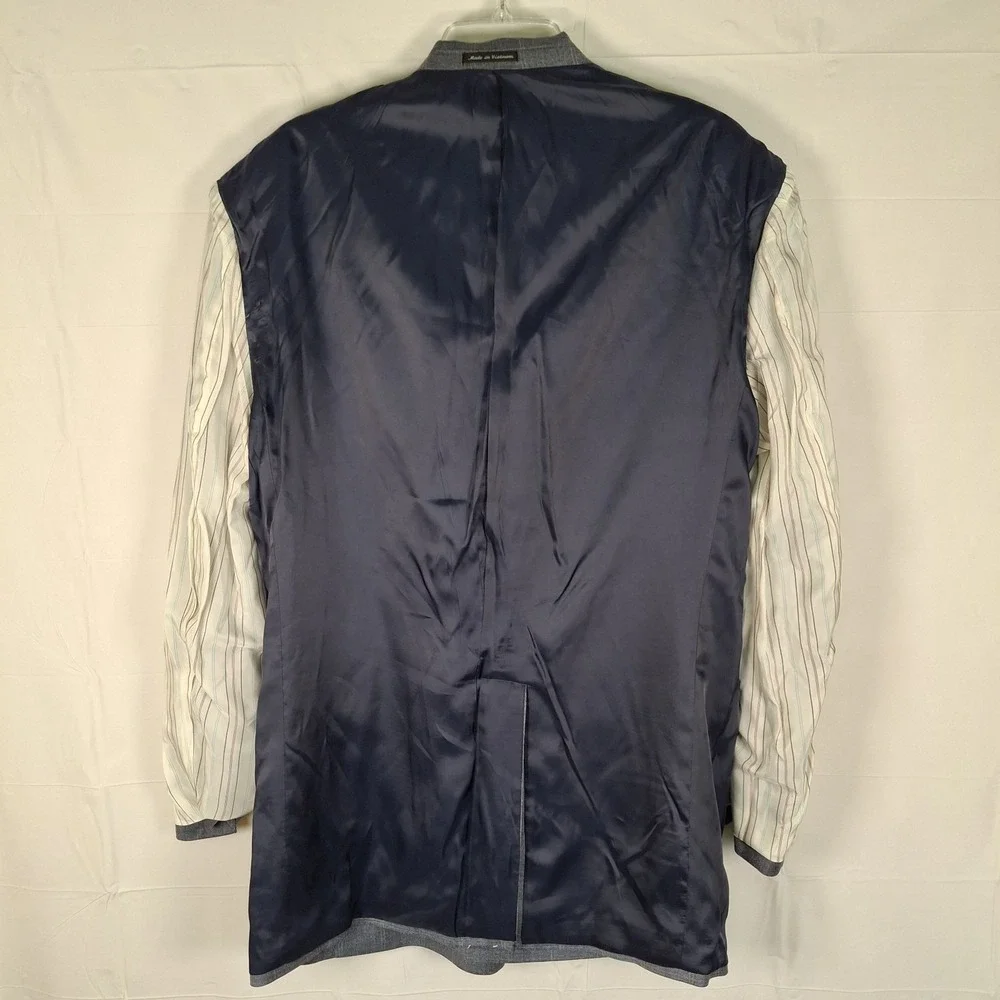 Lauren Ralph Lauren Suit Jacket Men's 46L Plaid Silk‎ Wool Sport Coat New
